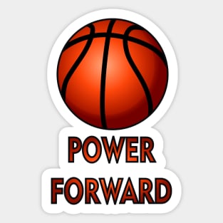 Basketball Power Forward Sticker